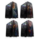 Thumbnail 2 de Tempest Umbra RGB Torre ATX negra con frontal personalizable 🖥️