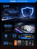 Thumbnail 1 de Tenda AC10 Router AC1200 doble banda, 867 Mbps 📡