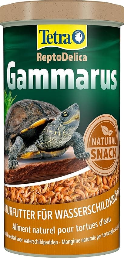 Tetra Gammarus: Alimento Natural para Tortugas 🐢 - Lata 1L