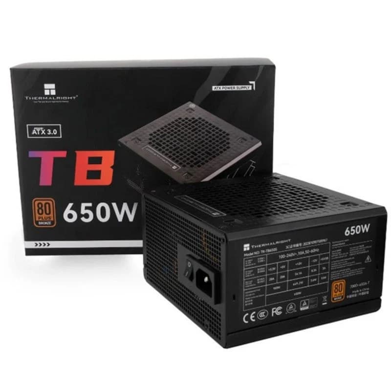 Imagen de ThermalRight TR-TB650S fuente 80 PLUS Bronze 650W en OfertitasTOP