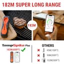 Thumbnail 1 de ThermoPro TempSpike Plus 180M - Termómetro inalámbrico para carne🍖