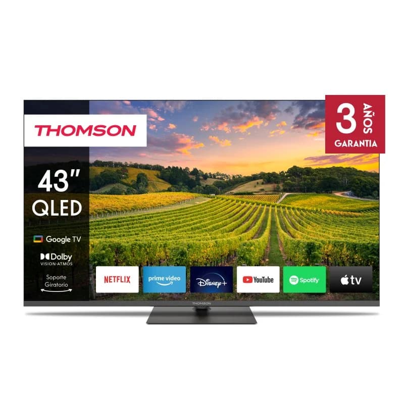 Imagen de Thomson 43QG5C14 QLED 4K UHD Google TV con Soporte Giratorio 📺 en OfertitasTOP