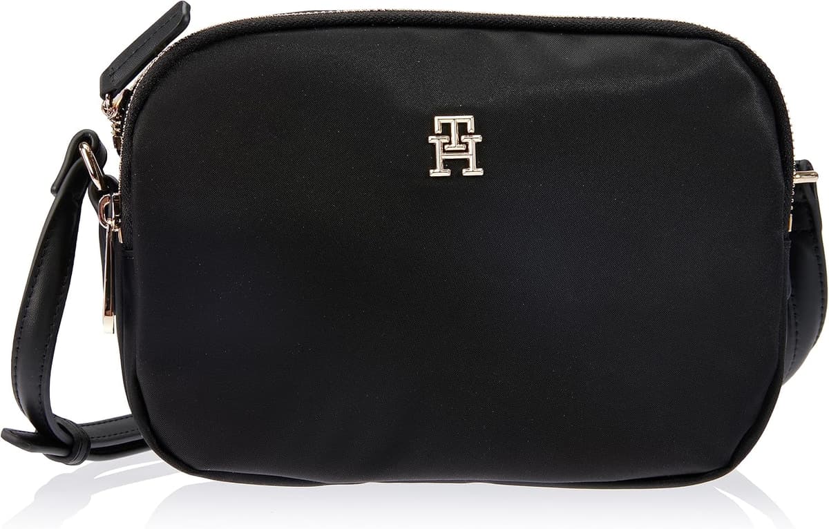 Imagen de Tommy Hilfiger Poppy Crossover bolso bandolera Negro 👜 en OfertitasTOP
