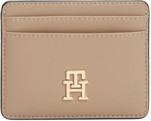 Tommy Hilfiger Tarjetero Feminine Beige Talla Única 👝