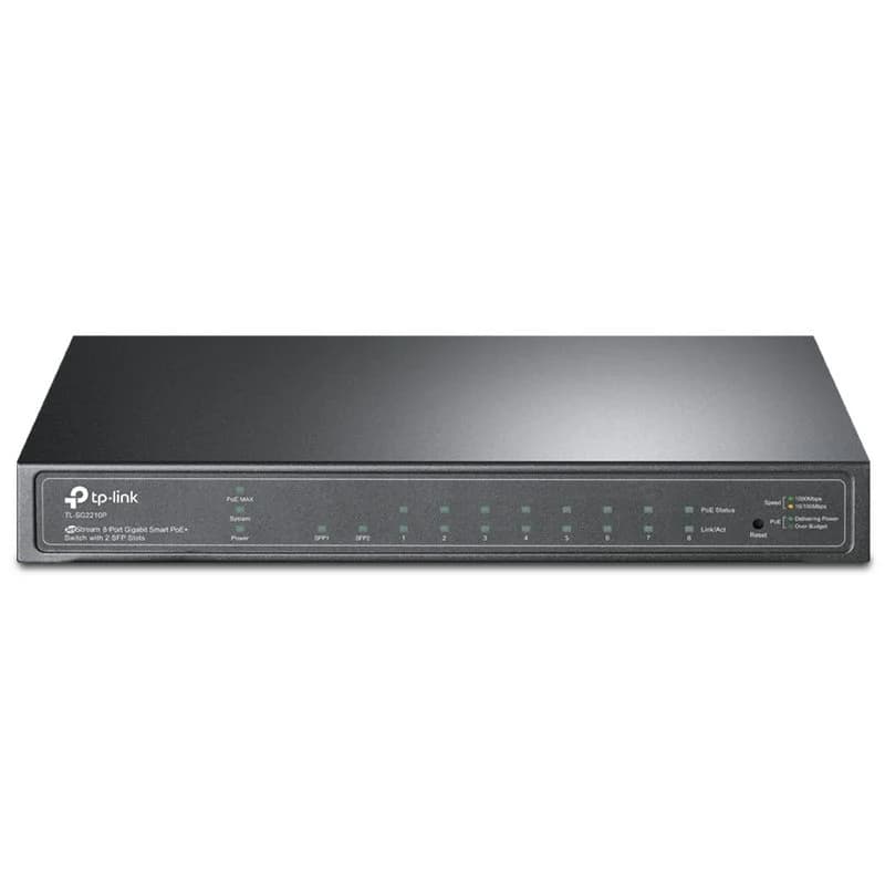 Imagen de TP-Link TL-SG2210P Switch Smart Gigabit 8 puertos PoE 📶 en OfertitasTOP