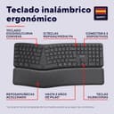 Thumbnail 1 de Trust Arvia Teclado ergonómico Bluetooth 2 años