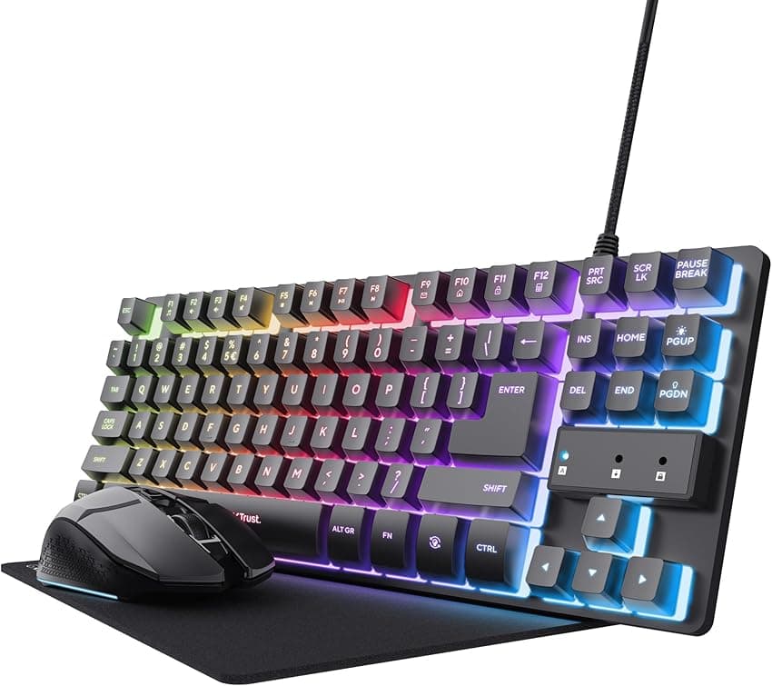 Imagen de Trust GXT 1794 Teclado gaming TKL 80 h autonomía en OfertitasTOP