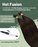 Thumbnail 3 de Ugeat Extensiones Pelo Natural 35cm Castaño Chocolate 💇‍♀️