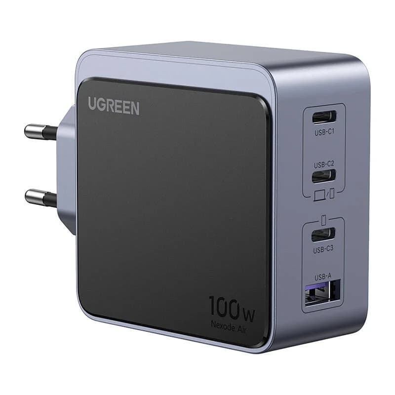 Imagen de Ugreen Nexode S Cargador Rápido 100W GaN ⚡️ 3 USB-C + USB-A en OfertitasTOP