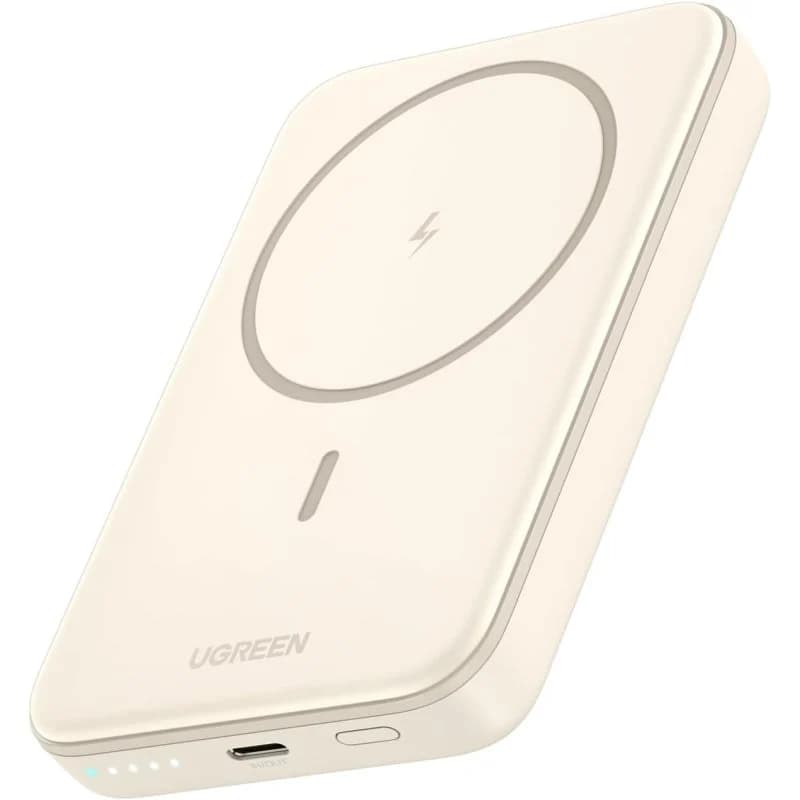 Imagen de Ugreen PowerBank Magsafe 10.000 mAh beige 🔋 en OfertitasTOP