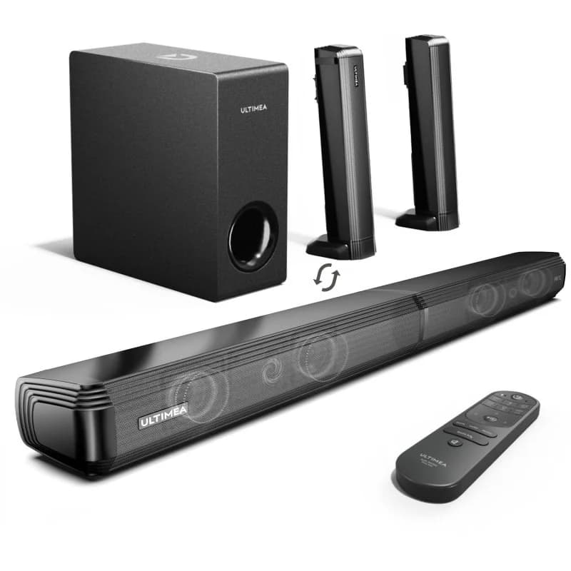 Imagen de Ultimea Apollo S50 Barra de Sonido 4.1 con Subwoofer desmontable 🎶 en OfertitasTOP