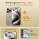 Thumbnail 1 de UNBREAKcable Protector privacidad iPhone 15 Pro 6,1" 📱