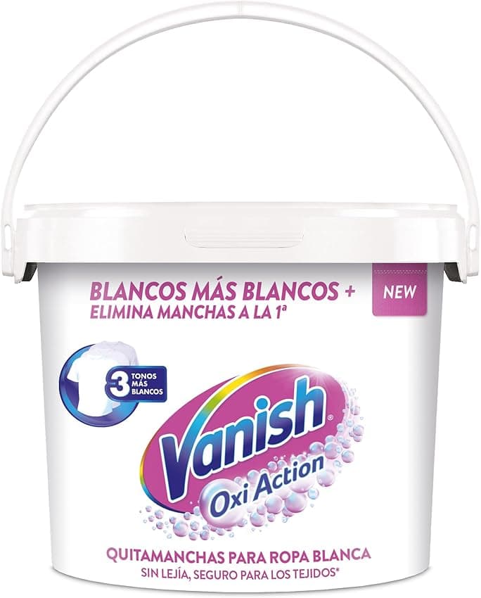 Vanish Oxi Action - Quitamanchas y Blanqueador para Ropa Blanca 🧺