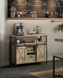 Thumbnail 7 de VASAGLE Aparador de Cocina con Puertas Correderas 🏡