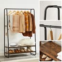 Thumbnail 2 de VASAGLE Perchero Burro con 6 Ganchos y 2 Estantes 🧥