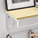 Thumbnail 7 de VASAGLE Perchero de Pared Industrial con Estante y Ganchos 🧥