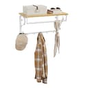 Thumbnail 8 de VASAGLE Perchero de Pared Industrial con Estante y Ganchos 🧥