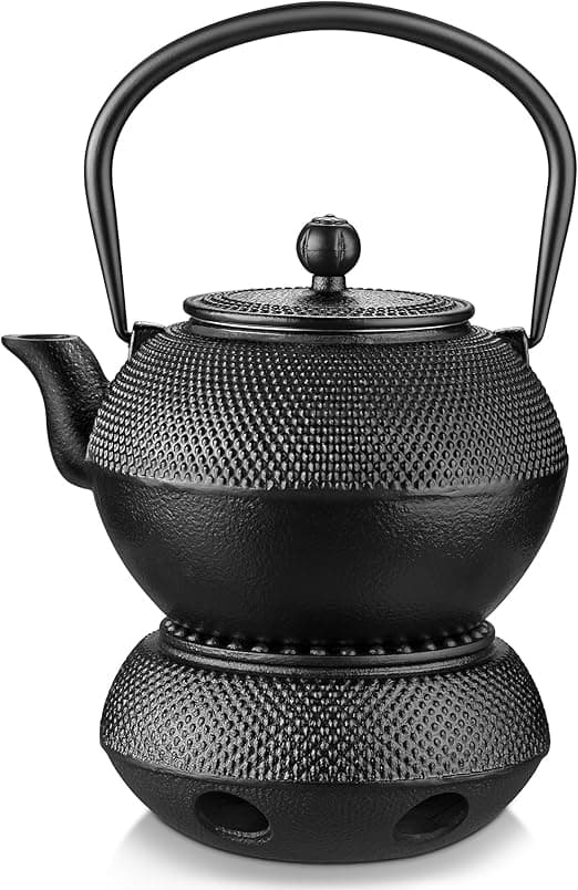 Velaze Tetera Japonesa de Hierro Fundido con Calentador ⛩️