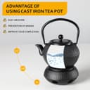 Thumbnail 4 de Velaze Tetera Japonesa de Hierro Fundido con Calentador ⛩️