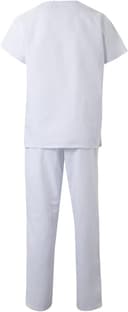 Thumbnail 1 de Velilla 800 Conjunto Pijama Sanitario Blanco Talla S 🩺