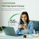 Thumbnail 2 de Vention FEIW0-EU Cargador GaN de Pared 4 puertos PD140W ⚡