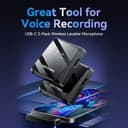 Thumbnail 1 de Vention NCBB0 Micrófono inalámbrico omnidireccional pack 2 🎤