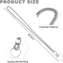 Thumbnail 1 de Vicloon Correa de Cuello Gris para Llavero y Tarjetas 🎫