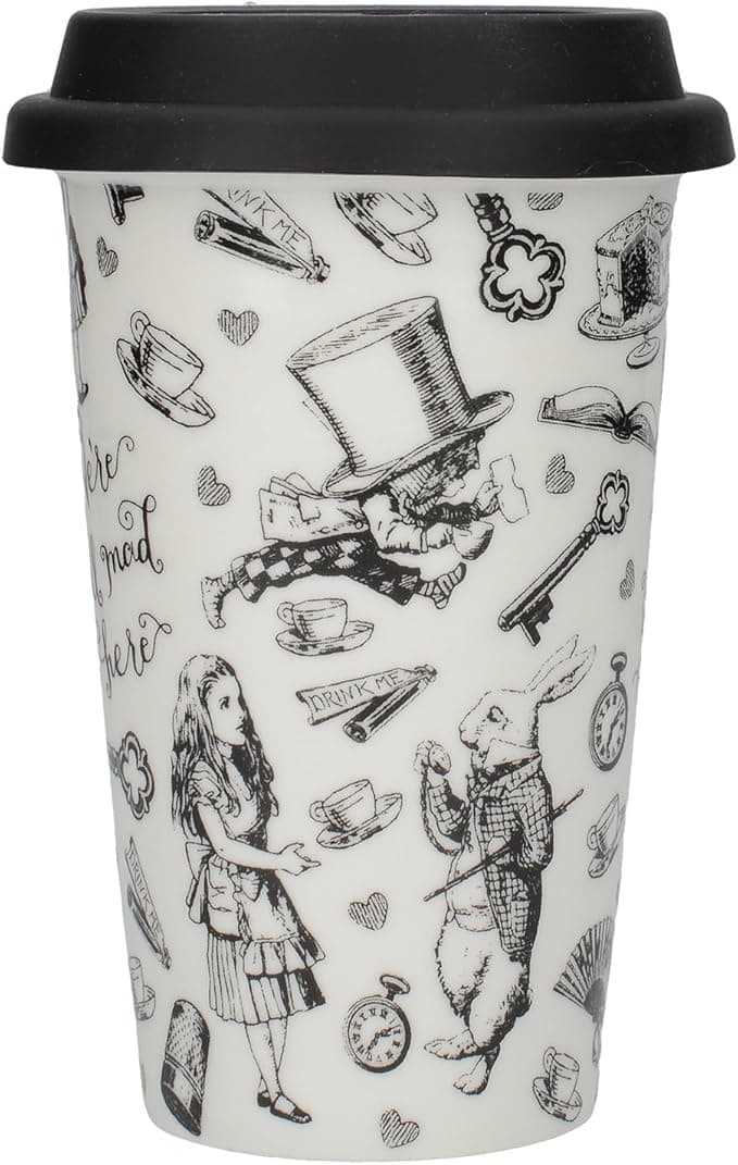 Victoria & Albert Taza de Viaje Alicia en el País de las Maravillas ☕