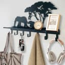 Thumbnail principal de Viiluuxr Perchero de Pared con Elefante 🐘 y 7 Ganchos
