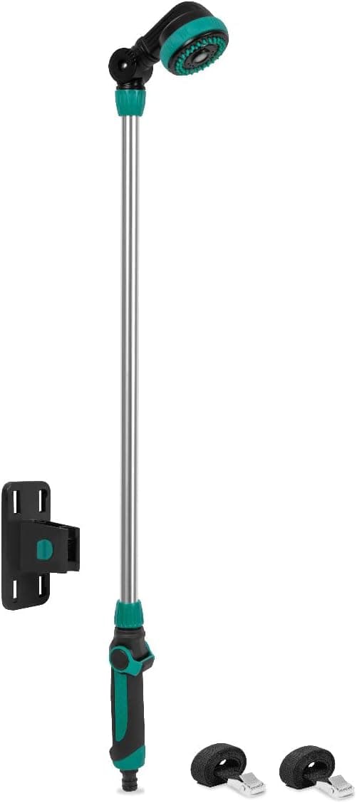 VONROC Ducha de jardín exterior 🌿 - 1 en 2, 3 modos