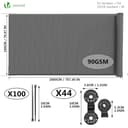 Thumbnail 1 de VOUNOT Malla sombreo 1,8×20 m para valla 🌿