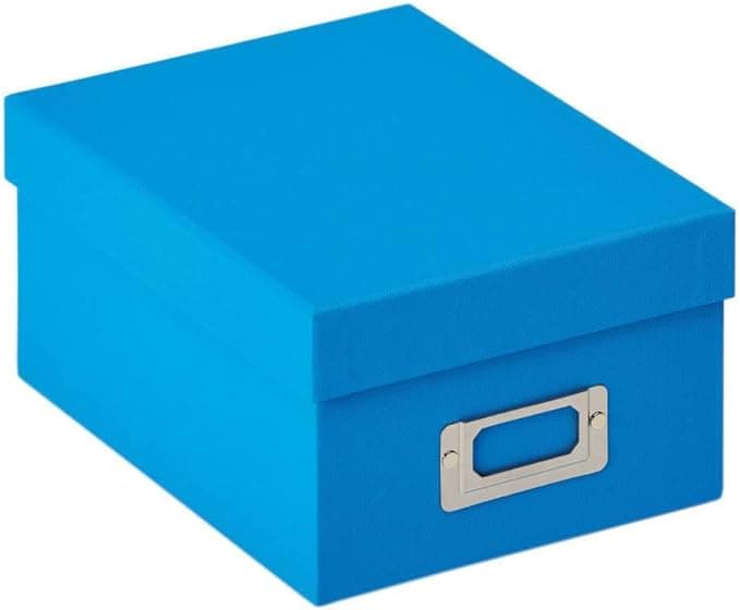Walther Design Cajas de Almacenaje Azul Océano 10x15 cm 🌊