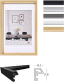 Thumbnail 1 de Walther Design Marco de Fotos Negro 30x45cm con Passepartout 📸