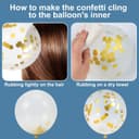 Thumbnail 3 de WAREHOUSE Globos Azules y Dorados, 133 Piezas 🎈