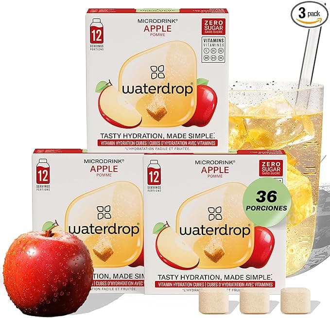 waterdrop® Microdrink Manzana 🍎 36 Pastillas Saborizantes para Agua