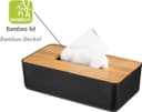 Thumbnail 1 de WENKO Rotello Caja para toallitas con tapa de bambú 🧴