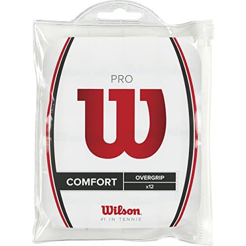 Wilson Pro Overgrip Overgrips raqueta talla NS, blanco 🎾