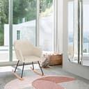 Thumbnail 1 de WOLTU Sillón Mecedora de Lactancia Reclinable🍼 Crema