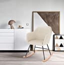 Thumbnail 6 de WOLTU Sillón Mecedora de Lactancia Reclinable🍼 Crema