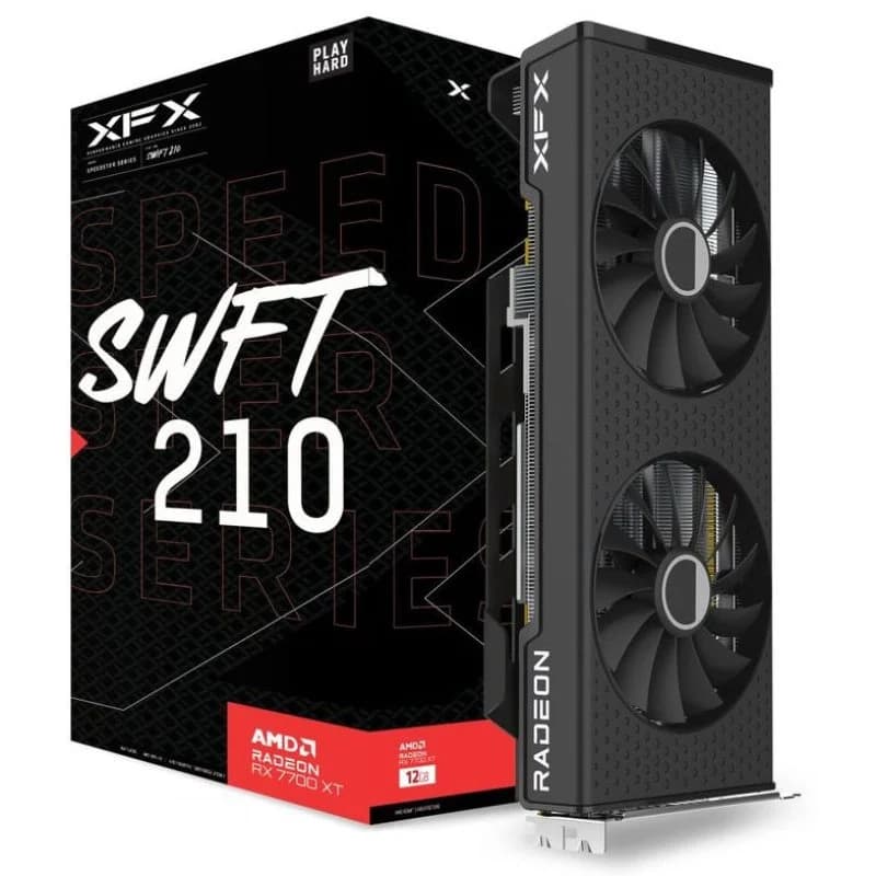 Imagen de XFX SPEEDSTER SWFT210 Radeon RX 7700 XT 12 GB 📷 en OfertitasTOP