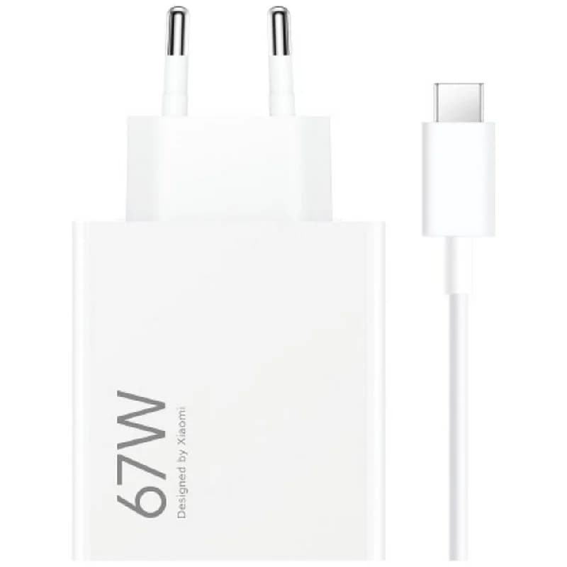 Imagen de Xiaomi Adaptador Carga Rápida 67W HyperCharge + cable USB-A a USB-C 📱 en OfertitasTOP