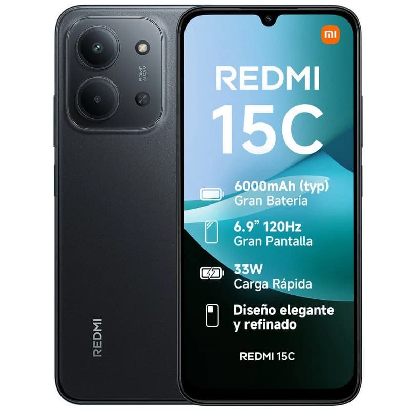 Imagen de Xiaomi Redmi 15C 4GB 128GB, pantalla 6,9" 120 Hz 📱 en OfertitasTOP