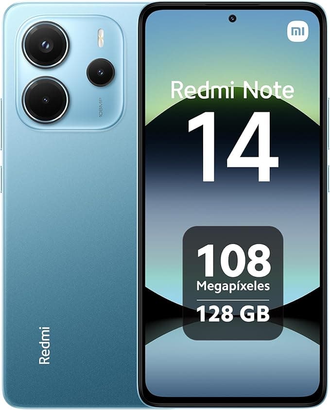 Xiaomi Redmi Note 14 📱 8+128GB, Pantalla AMOLED 120Hz, 108MP