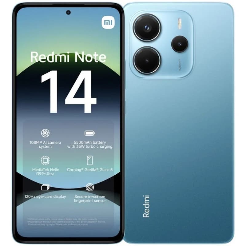 Imagen de Xiaomi Redmi Note 14 8/256 GB Azul Océano Libre 📱 en OfertitasTOP