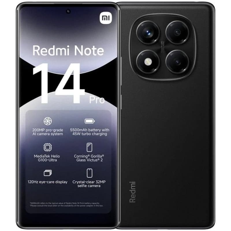 Imagen de Xiaomi Redmi Note 14 Pro 4G 8/256GB Negro Medianoche 📱 en OfertitasTOP