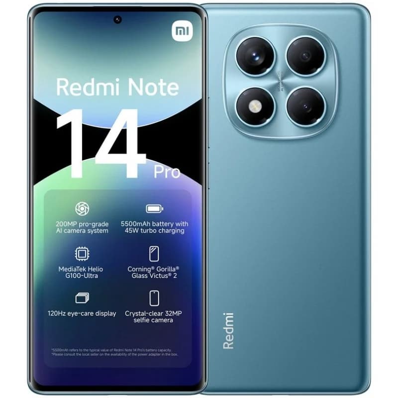 Imagen de Xiaomi Redmi Note 14 Pro 4G - 8/256GB 🌊 Azul Océano en OfertitasTOP