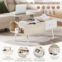 Thumbnail 3 de Yaheetech Mesa Elevable con Almacenamiento y Cajón 🛋