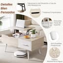 Thumbnail 8 de Yaheetech Mesa Elevable con Almacenamiento y Cajón 🛋