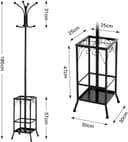 Thumbnail 1 de Yaheetech Perchero de Pie para Ropa con 8 Ganchos 🧥