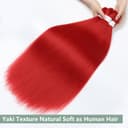 Thumbnail 4 de YDDM Extensiones de Trenza Sintéticas Rojo 26" 🎀